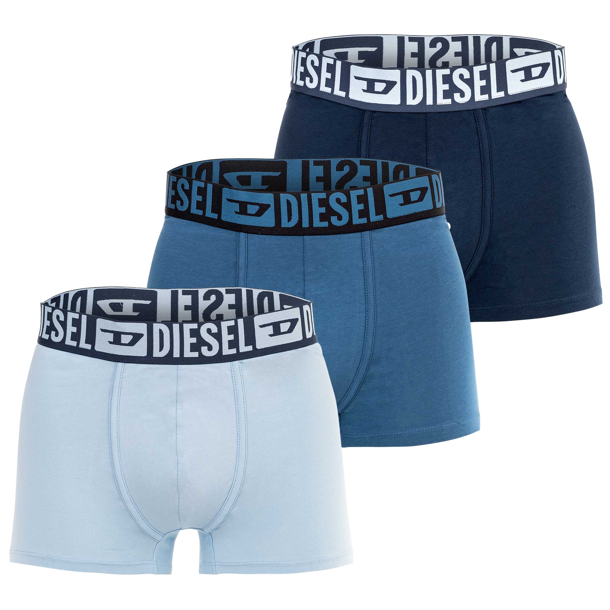 DIESEL Herren Boxershorts, 3er Pack - MIKE-D-CORE, Boxer, Trunks, Cotton Stretch