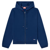 DIESEL Herren Sweatjacke mit Kapuze - JOY-D-CORE, Baumwolle, einfarbig