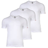 DIESEL Herren T-Shirt, 3er Pack - MICHAEL-D-CORE, Unterhemd, V-Neck, Kurzarm, Baumwolle
