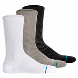 STANCE Unisex Socken, 3er Pack - Run Light Tab Crew, Logo, Performance Socken, Crew Socken