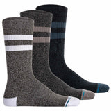 STANCE Unisex Socken 3er Pack - The Joven, Logo, Streifen, Crew Socken