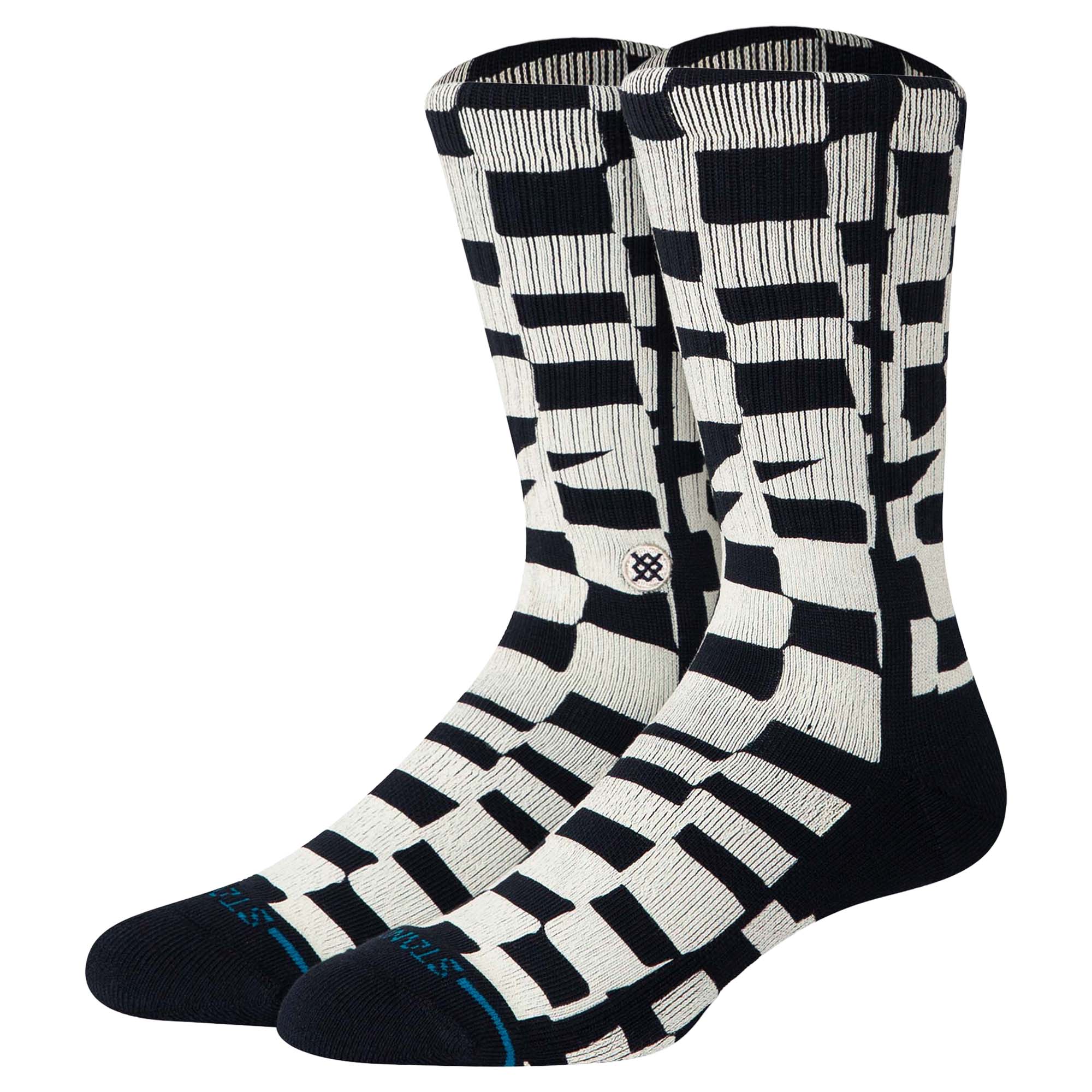 STANCE Unisex Socken - Wave Check Crew, Logo, Crew Socken