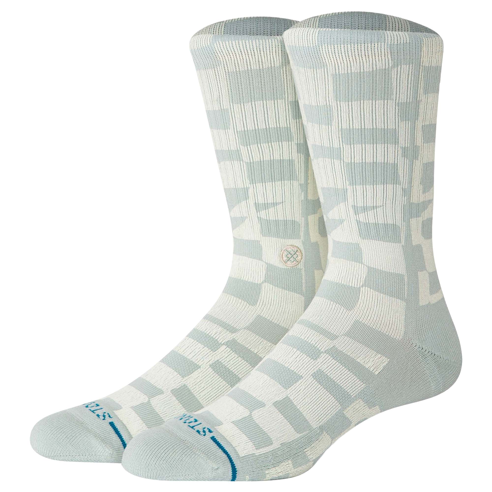 STANCE Unisex Socken - Wave Check Crew, Logo, Crew Socken