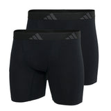 adidas Herren Boxershorts, 2er Pack - Ergonomic Boxer Brief 2PK, Active Flex Cotton, Logo