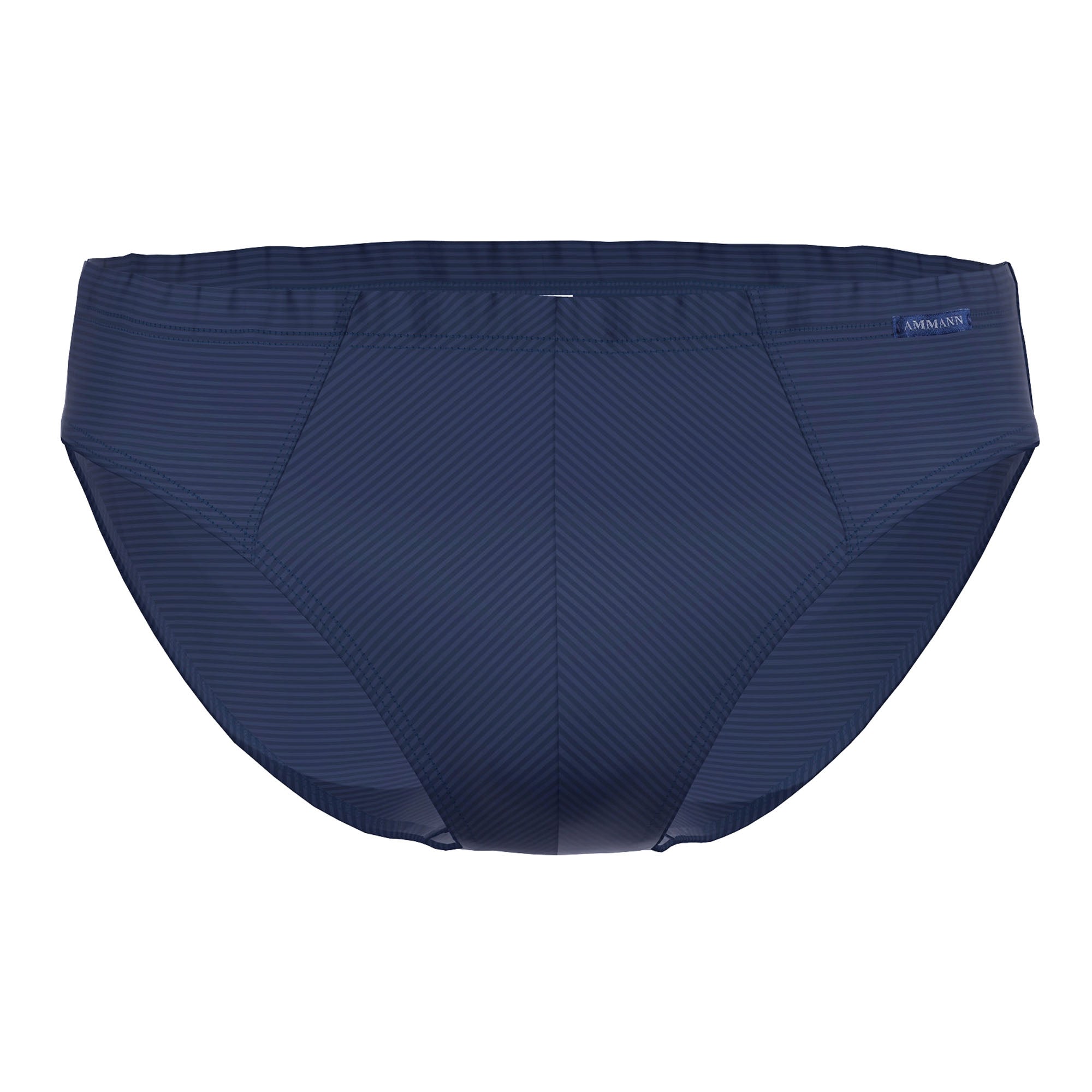 AMMANN Herren Slip - Mini Slip Cotton & More, Ton-in-Ton Streifen, Baumwollmischung