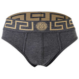 VERSACE Men's Brief - Slip TOPEKA, Stretch Cotton, Solid Color