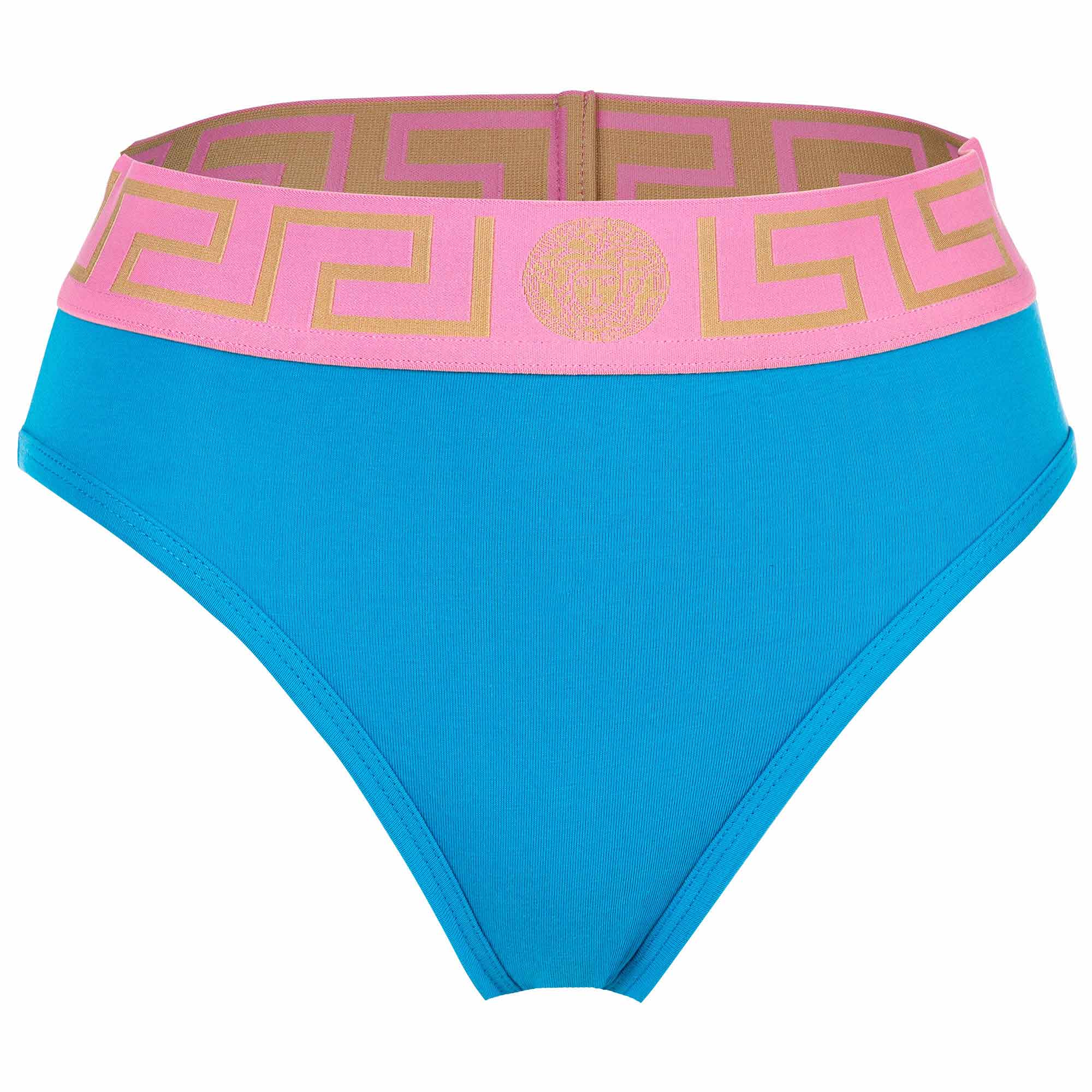 VERSACE Damen Slip - TOPEKA, High Leg, Unterwäsche, Organic Cotton, Bi-Stretch