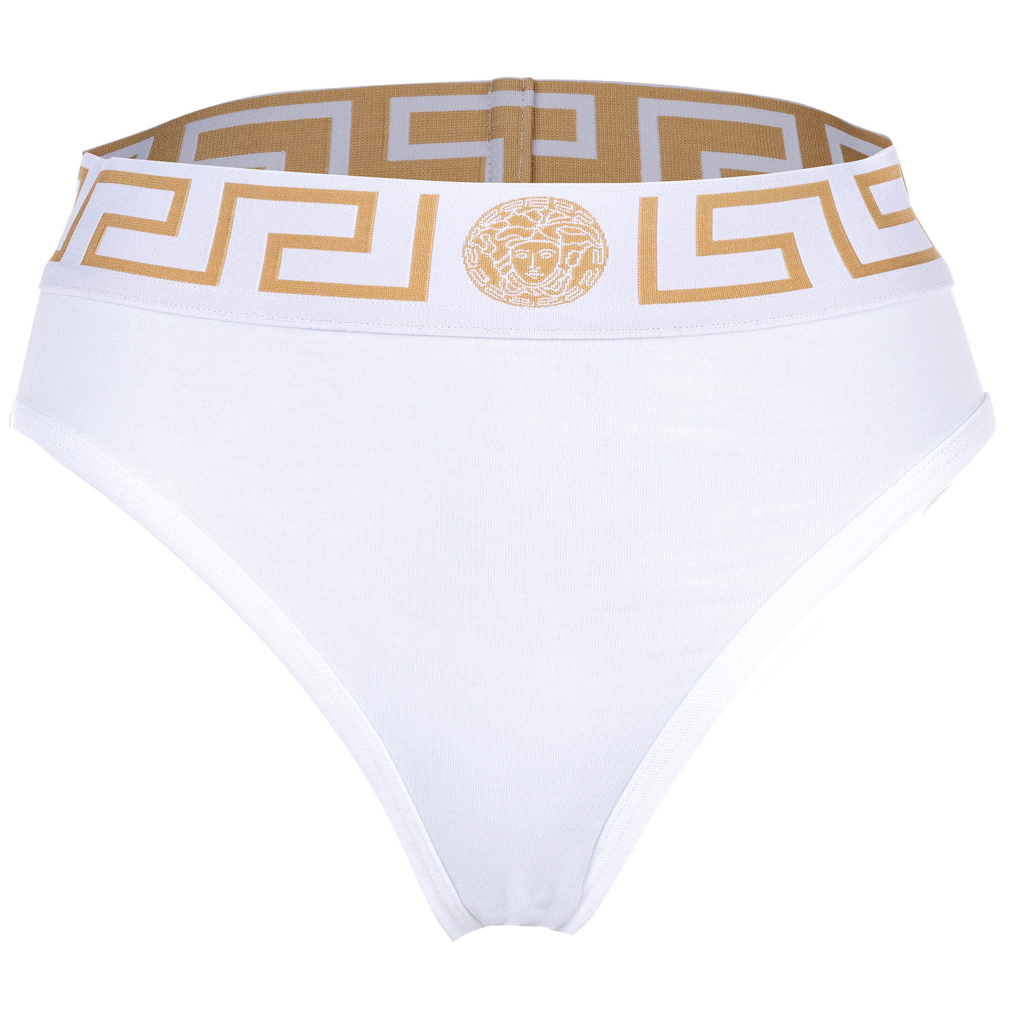 VERSACE Damen Slip - TOPEKA, High Leg, Unterwäsche, Organic Cotton, Bi-Stretch