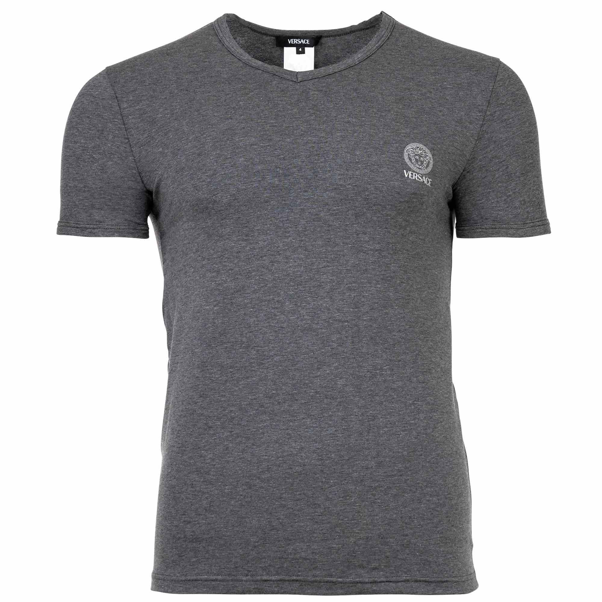 VERSACE Herren T-Shirt - TOPEKA, Unterhemd, V-Ausschnitt, Stretch Cotton