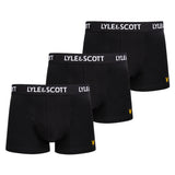 LYLE&SCOTT Herren Boxershorts, 3er Pack - Barclay Core Trunks, Baumwoll-Stretch