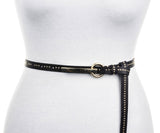 B.Belt Damen Gürtel - Leder-Nietgürtel Cher, Echtleder, Handarbeit