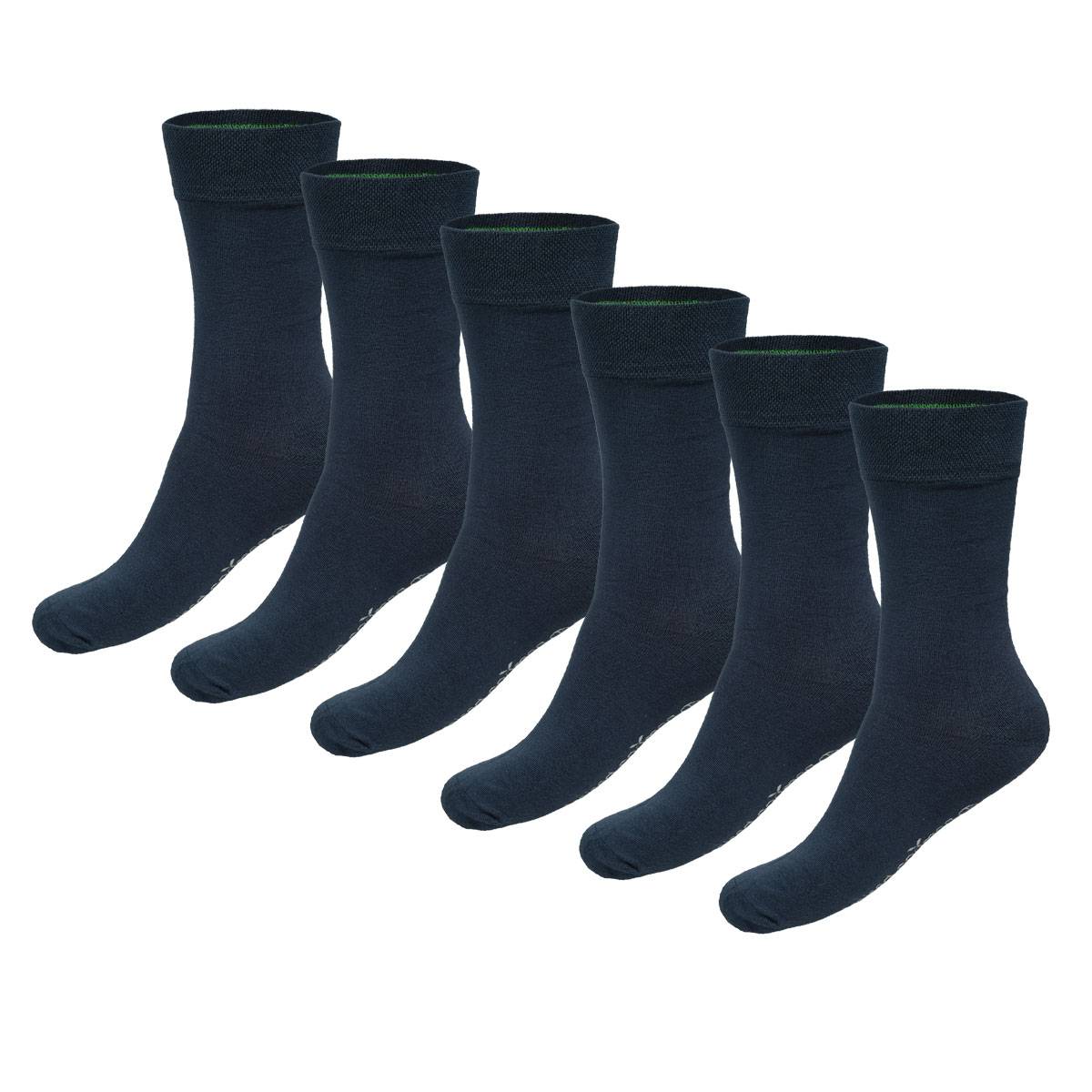 Bamboo basics Unisex Socken, 6er Pack - BEAU Anklet Socks, Kurzsocken, einfarbig