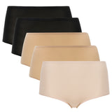Chantelle Damen Taillen-Slip 5er Pack - SoftStretch, nahtlos, Baumwolle, Einheitsgröße