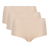 Chantelle Damen Taillen-Slip 3er Pack - SoftStretch, nahtlos, unsichtbar, Einheitsgröße