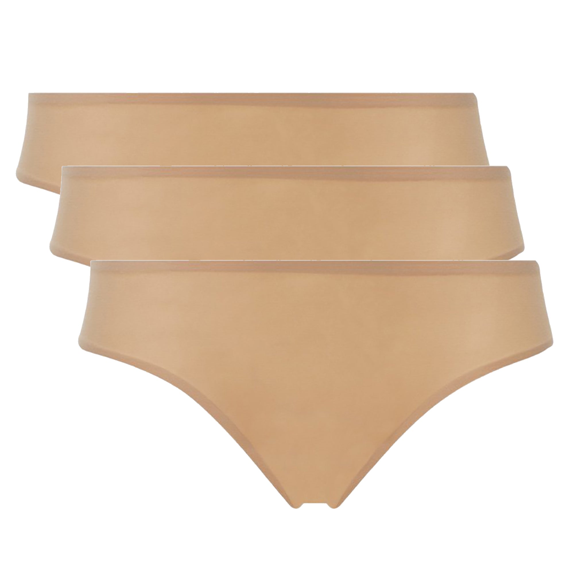Chantelle Damen Slips, 3er Pack - SoftStretch, nahtlos, unsichtbar, Einheitsgröße 36-44