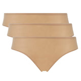 Chantelle Damen Slips, 3er Pack - SoftStretch, nahtlos, unsichtbar, Einheitsgröße 36-44