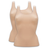 Chantelle Damen Top 2er Pack - Unterhemd, SoftStretch, nahtlos, Einheitsgröße 34-44