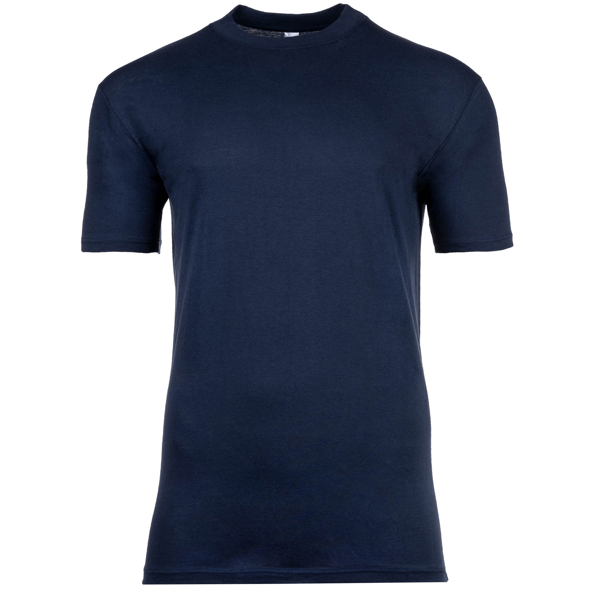HOM Men's T-Shirt Crew Neck - Tee Shirt Harro New, short Sleeve, round Neck, one coloured