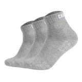 CAMP DAVID men's quarter socks, 3-pack - Action-Mesh Cotton Quarter 3P, logo