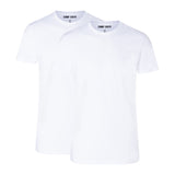 CAMP DAVID Herren T-Shirts, 2er Pack - Crew Neck T-Shirt 2P, Cotton Stretch