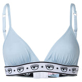 CHIARA FERRAGNI Damen Triangle BH, Bralette - Bügellos, Logobund, Cotton Stretch