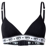 CHIARA FERRAGNI Damen Triangle BH, Bralette - Bügellos, Logobund, Cotton Stretch
