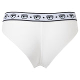 CHIARA FERRAGNI Damen Brazilian Brief im Pack - Slip, Cotton Stretch, Logobund