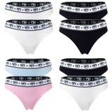 CHIARA FERRAGNI Women's Brazilian Brief 2-Pack - Panties, Cotton Stretch, Logo Waistband, uni