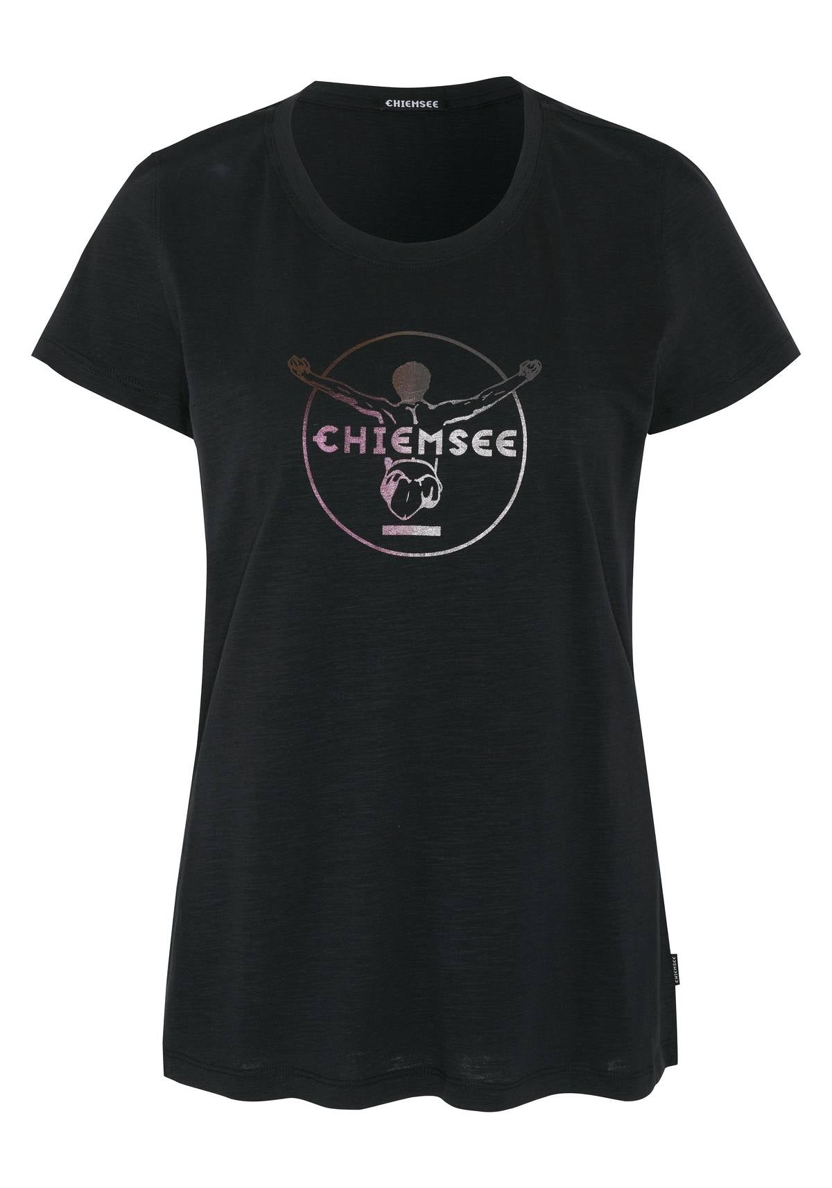 CHIEMSEE Ladies T-Shirt - Taormina, Shirt, Cotton, Round Neck, Logo, Short, One color