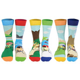United Oddsocks Herren Socken, 6 Socken Pack - Strumpf, Mottomotive