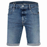 G-STAR Herren Jeansshorts - 3301 Slim Short , Stretch Denim, Jeans, kurz