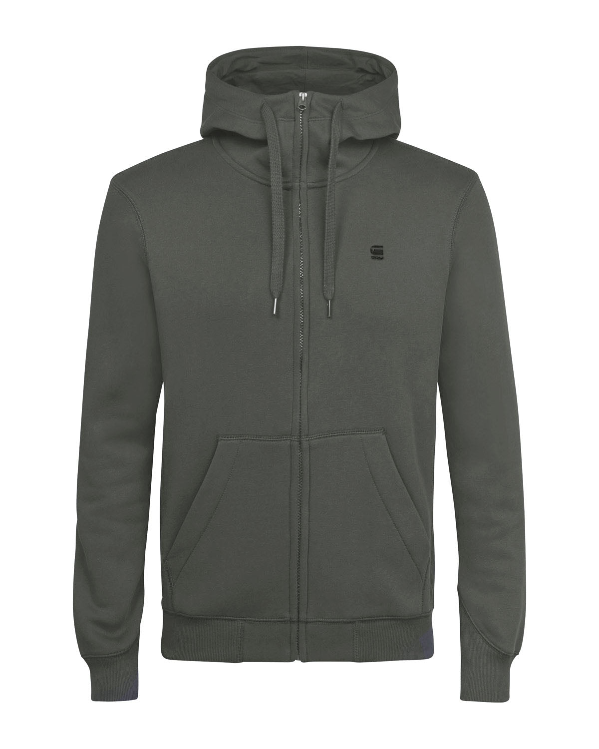 G-STAR Herren Sweat-Jacke - Premium Core, Loungewear, Zipper, Kapuze, einfarbig