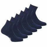Diadora Unisex Socken, 6er Pack - Sportsocken, Baumwolle, Mehrfachpackung, Logo, einfarbig
