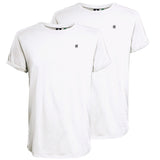 G-STAR men's T-shirt, 2-pack - Lash 2 Pack, round neck, organic cotton