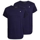 G-STAR men's T-shirt, 2-pack - Lash 2 Pack, round neck, organic cotton