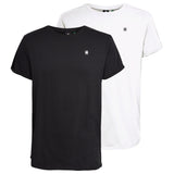 G-STAR Herren T-Shirt, 2er Pack - Lash 2 Pack, Rundhals, Bio-Baumwolle