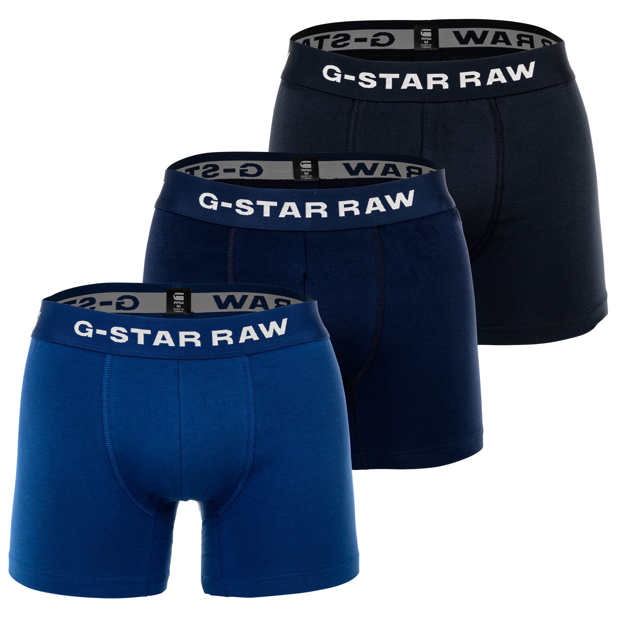 G-STAR Herren Boxershorts, 3er Pack - Boxer Briefs, Cotton Stretch