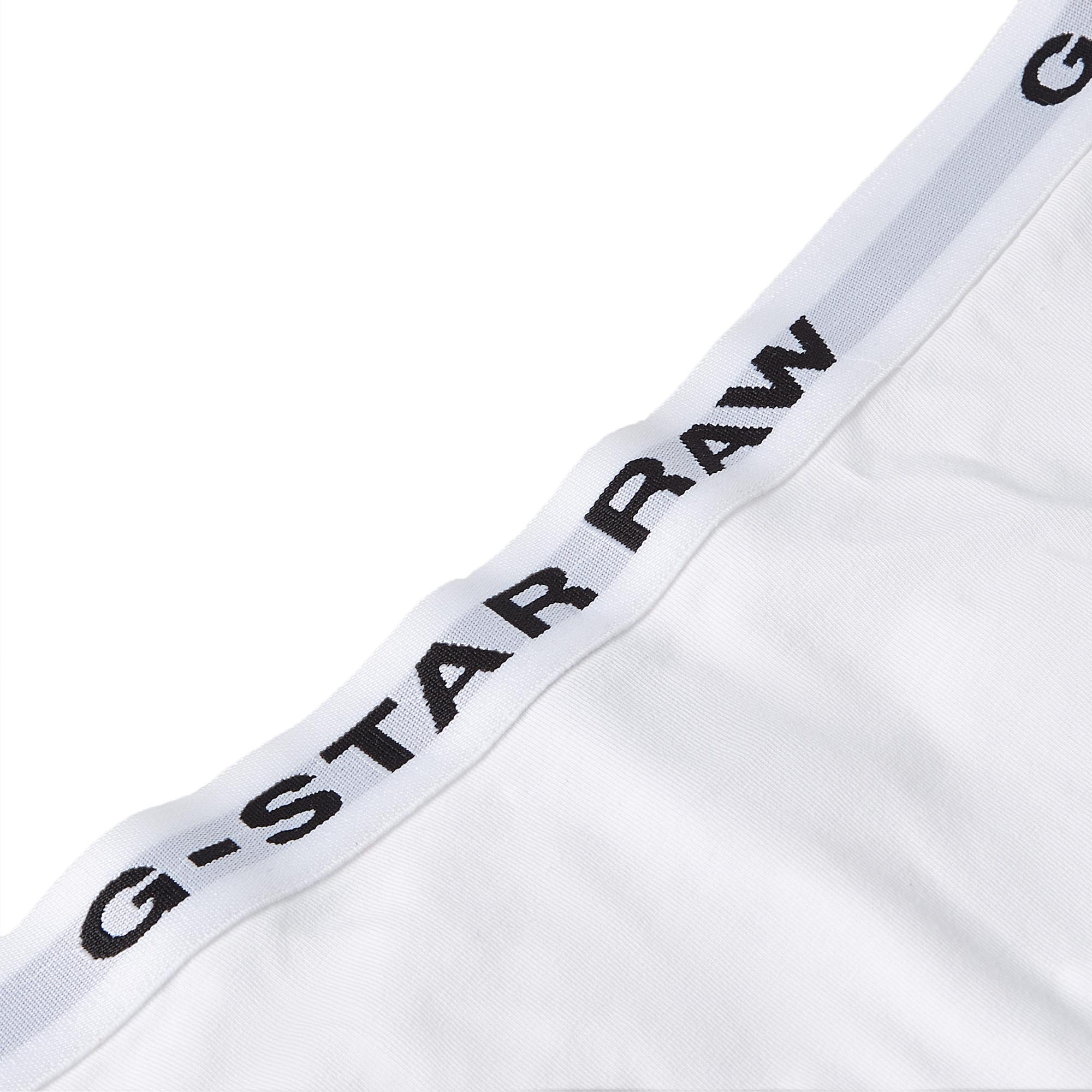 G-STAR Damen Hipster Slips, 3er Pack - Hipster, Cotton Stretch, Logo, einfarbig
