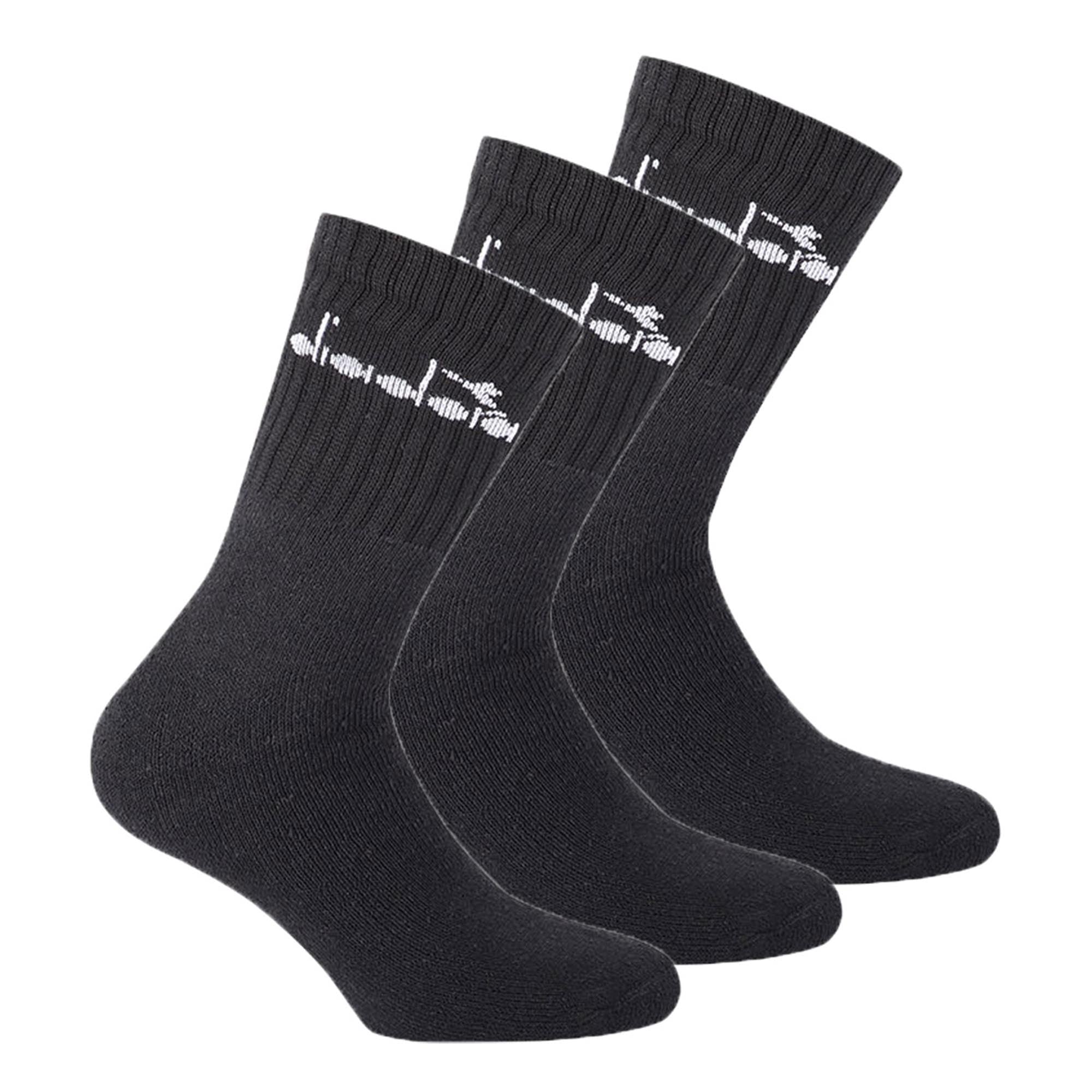Diadora Unisex Tennissocken - 3er Pack, Logo