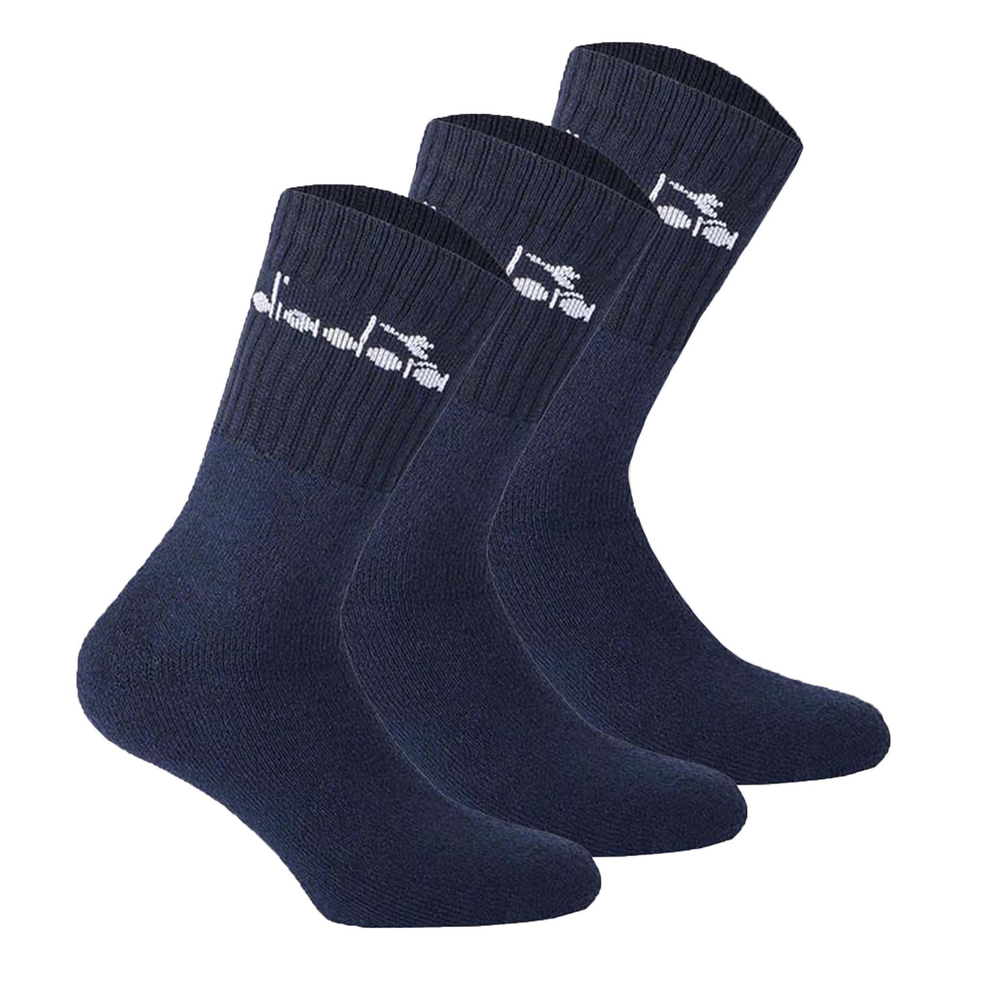 Diadora Unisex Tennissocken - 3er Pack, Logo