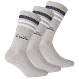 Diadora Unisex Tennissocken - 3er Pack, Logo, Streifen