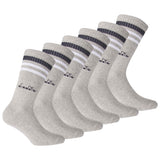 Diadora Unisex Tennissocken - 6er Pack, Logo, Streifen