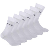 Diadora Unisex Socken, 6er Pack - Sportsocken, Baumwolle, Logo, einfarbig