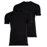 DSQUARED2 Herren T-Shirts, 2er Pack - Twin Pack T-Shirt, Rundhals-Ausschnitt, Cotton Stretch