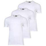 DSQUARED2 Herren T-Shirts, 3er Pack, Rundhals - TRI-PACK T-SHIRT, Cotton Stretch