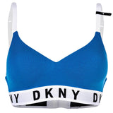 DKNY Damen Bustier  - Bra, Triangel BH, Logo, einfarbig