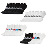 NIKE Unisex 6-Pack Sneaker Sports Socks - Everyday Essential, Logo, uni