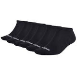 adidas Unisex Sneaker Socks, 3-Pack - Thin Linear Low-Cut, Rhin Socks, Logo, Solid Color