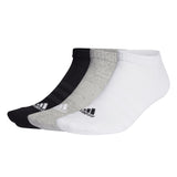 adidas Unisex Sneakersocken, 3er Pack - Cushioned Low-Cut, Logo, gepolstert, einfarbig