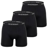 EMPORIO ARMANI Herren Boxershorts, 3er Pack - CORE LOGOBAND, Boxer, Stretch Cotton